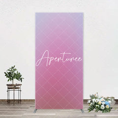 Aperturee - Pure Pink Dim Light Hazy Arch Photography Backdrop