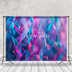 Aperturee - Purple Blue Ribbon Fine Art Photo Studio Backdrop