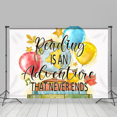 Aperturee - Reading Is An Adventure World Book Day Backdrop