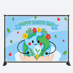 Aperturee - Recycle Eco Happy Earth Day Backdrop for Event