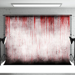 Aperturee - Blood-Covered Walls Scary Halloween Party Backdrop