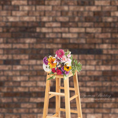 Aperturee - Retro Brick Wall Photo Background Studio Photo Props