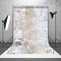 Aperturee - Retro Gray White Abstract Texture Photo Backdrop