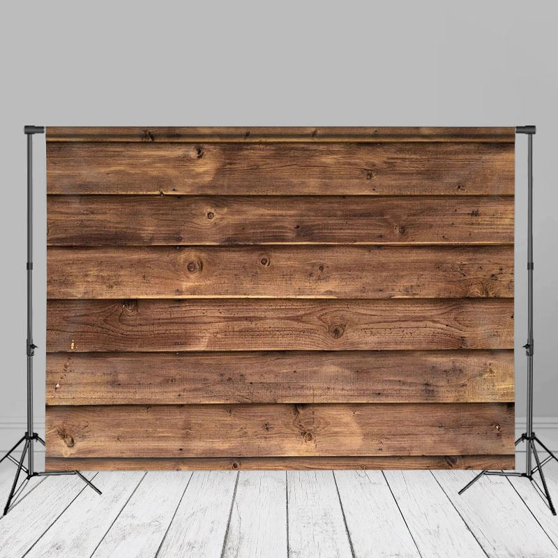 Aperturee - Retro Light Brown Wood Texture Backdrop For Photo