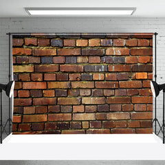 Aperturee - Retro Rustic Red Brick Wall Backdrop For Photoshoot