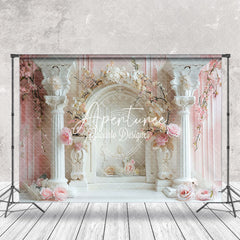 Aperturee - Romantic White Luxury Wall Floral Wedding Backdrop