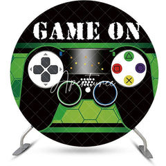 Aperturee - Round Game On Cool Gamepad Green Black Backdrop