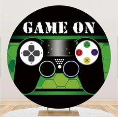 Aperturee - Round Game On Cool Gamepad Green Black Backdrop