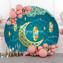 Aperturee - Round India Ramadan Kareem Eid Mubarak Backdrop