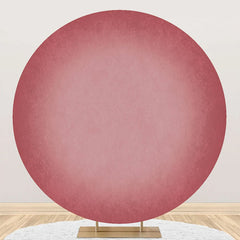 Aperturee - Round Red Pink Gradient Texture Birthday Backdrop