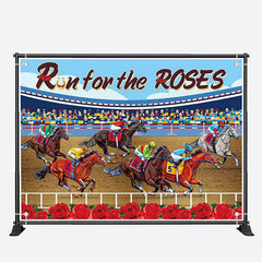 Aperturee - Run For Rose Horse Race Course Kentucky Derby Backdrop