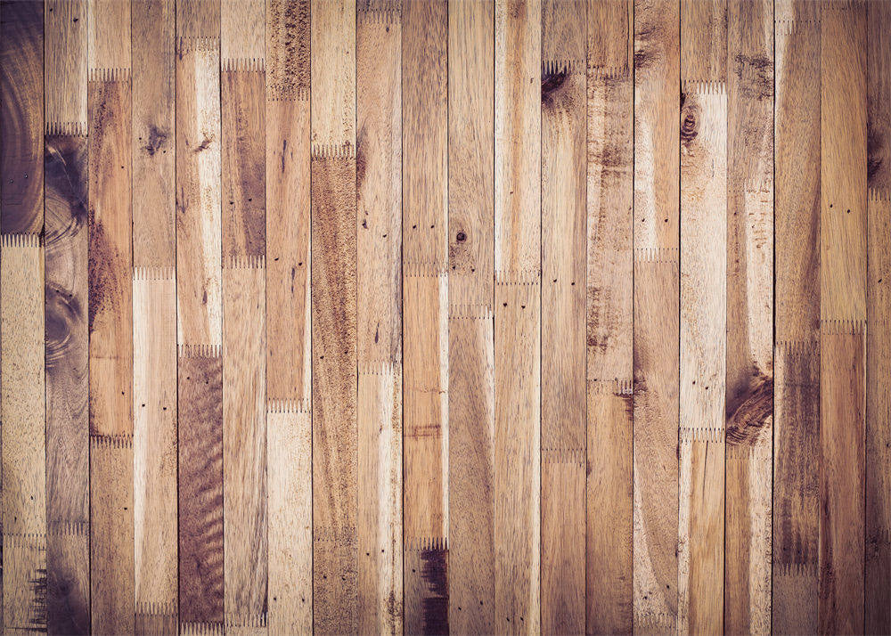 Aperturee - Rustic Brown Wood Color Texture Photo Floor Backdrop