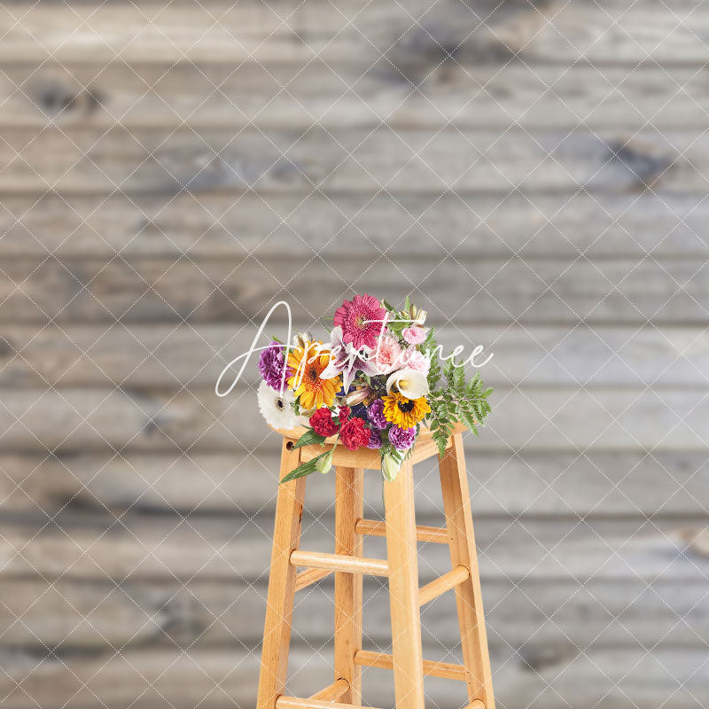 Aperturee - Rustic Burned Woodgrain Wall Backdrop For Photography