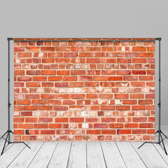 Aperturee - Rustic Red Brick Textured Photoshoot Background