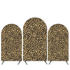 Aperturee Safari Theme Leopard Pattern Birthday Arch Backdrop Kit