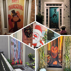 Aperturee - Santa Smokestack Gift Pack Christmas Door Cover