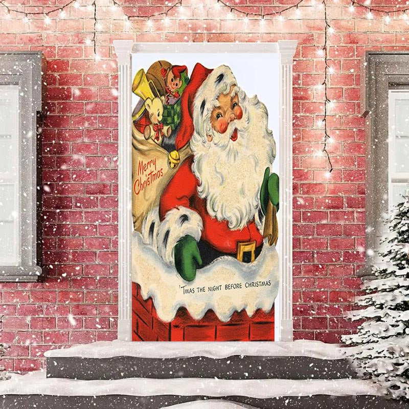 Aperturee - Santa Smokestack Gift Pack Christmas Door Cover