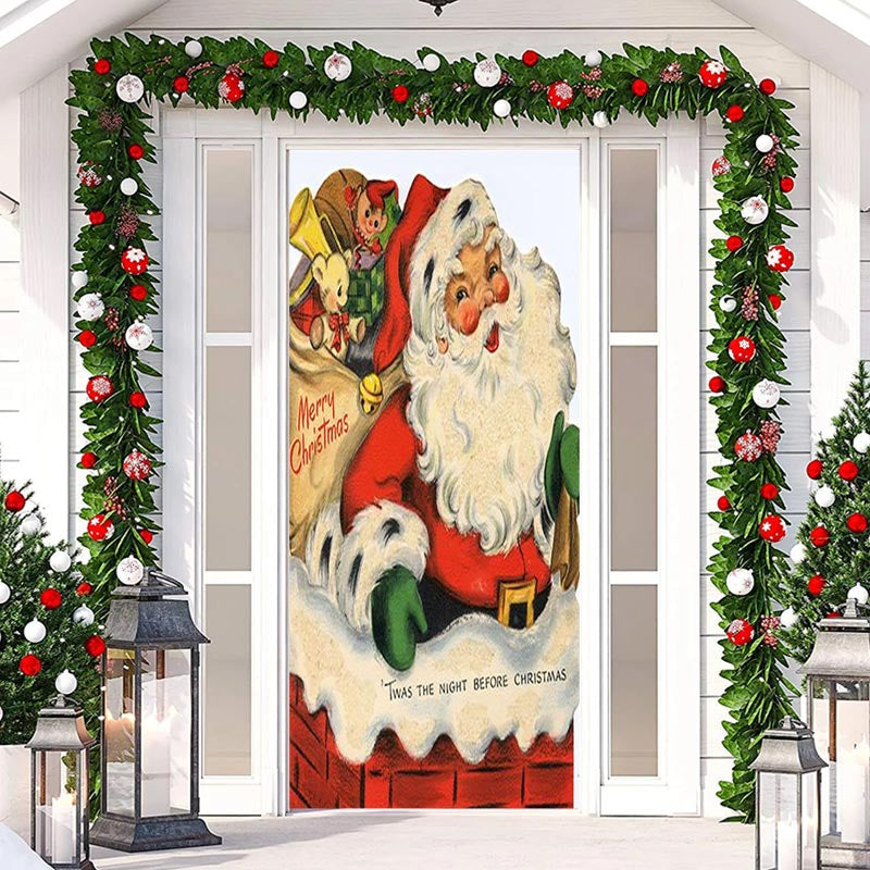 Aperturee - Santa Smokestack Gift Pack Christmas Door Cover