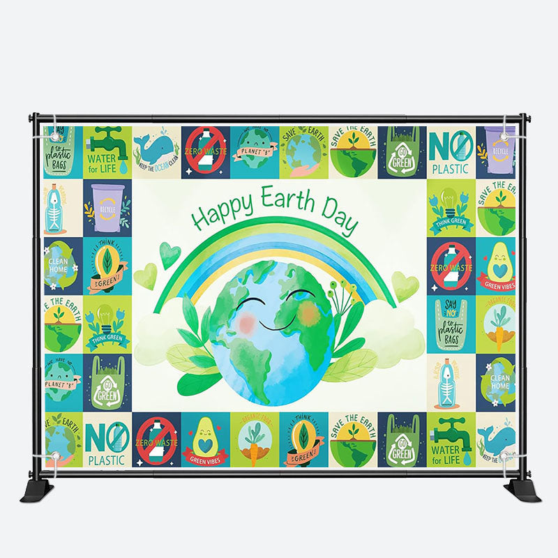 Aperturee - Save the Planet Happy Earth Day April 22nd Backdrop