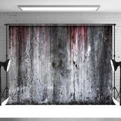 Aperturee - Scary Bloody Dilapidated Walls Halloween Backdrop