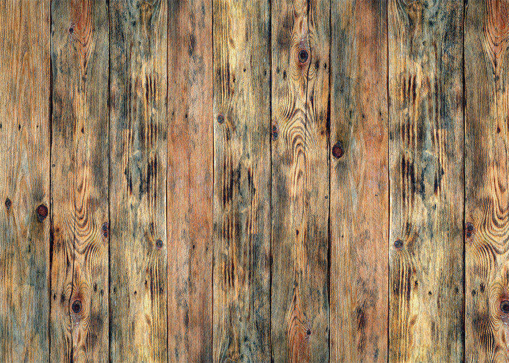 Aperturee - Shabby Moldy Wood Vintage Photoshoot Floor Backdrop