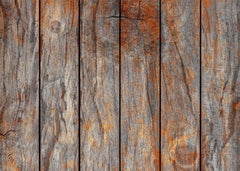 Aperturee - Peeling Paint Rough Wood Texture Rubber Floor Mat