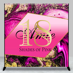 Aperturee - Shade Of Pink Abstract Texture Custom 18Th Birthday