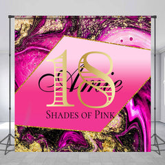 Aperturee - Shade Of Pink Abstract Texture Custom 18Th Birthday