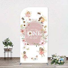 Aperturee - She Onederful Fairy Floral Arch Birthday Backdrop