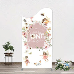 Aperturee - She Onederful Fairy Floral Arch Birthday Backdrop