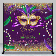 Aperturee - Shining Jewelries Mask Custom 20th Birthday Backdrop