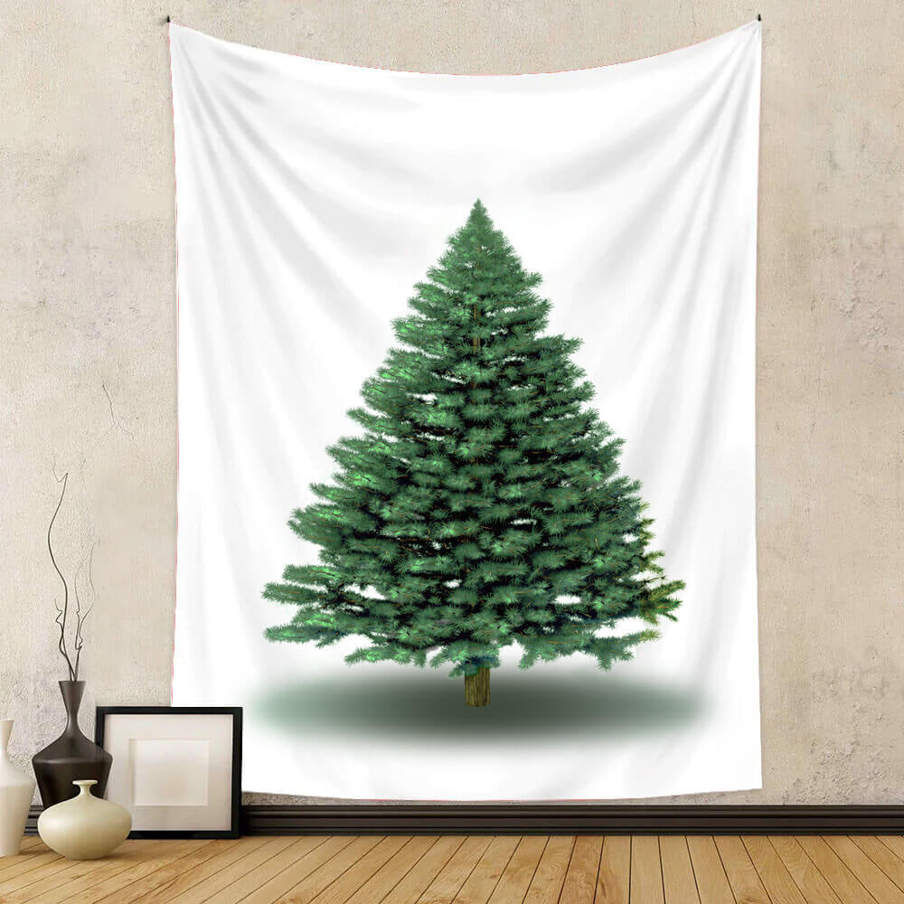 Aperturee - Indoor Christmas Tree Wall Tapestry Room Decor Gift