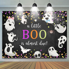 Aperturee Lovely Ghosts Halloween Themed Baby Shower Backdrop