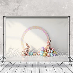 Aperturee - Simple Laser Light Trinkets Photo Easter Backdrop