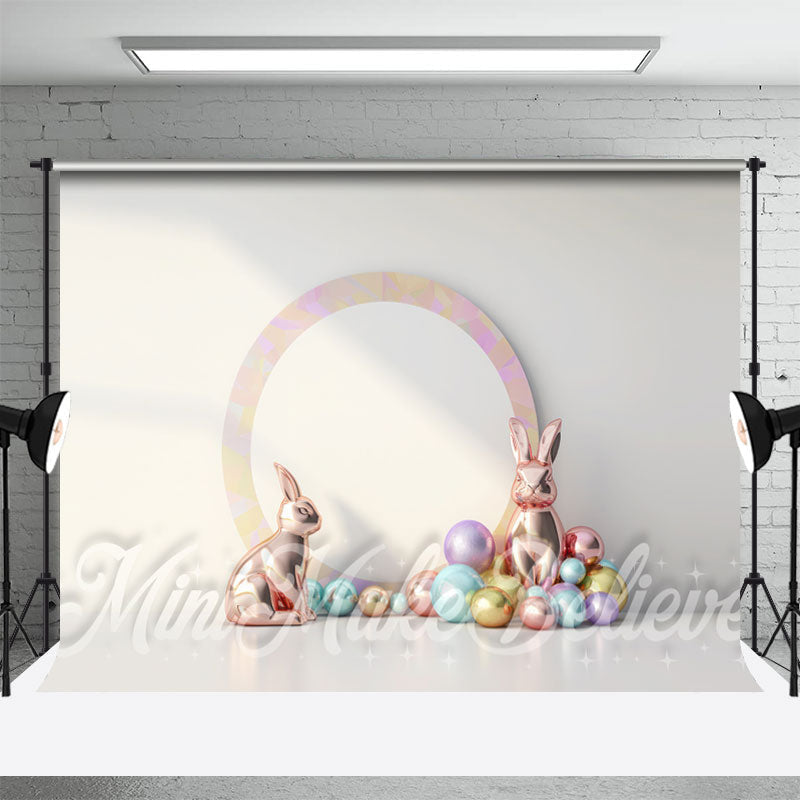 Aperturee - Simple Laser Light Trinkets Photo Easter Backdrop