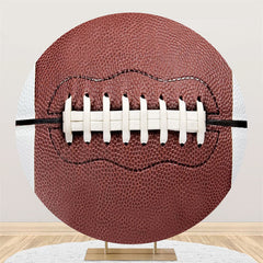 Aperturee Simulated American Football Sport Round Party Backdrop