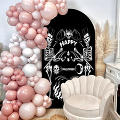 Aperturee - Skeleton Halloween Birthday Party Arch Backdrop