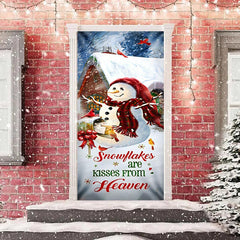 Aperturee - Snowflakes Kisses From Heaven Christmas Door Cover