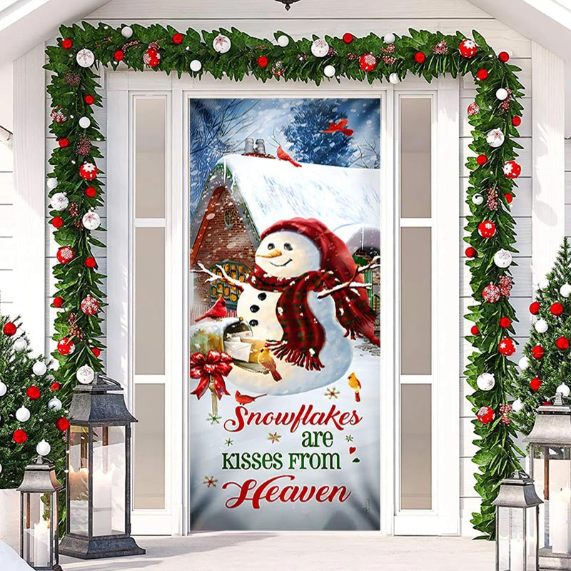 Aperturee - Snowflakes Kisses From Heaven Christmas Door Cover