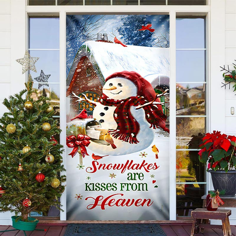 Aperturee - Snowflakes Kisses From Heaven Christmas Door Cover