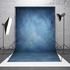 Aperturee - Soft Fabric Blue Backdrop For Portrait Photography