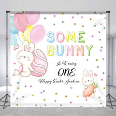 Aperturee - Some Bunny Easter Egg Custom 1st Birthday Backdrop