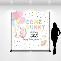 Aperturee - Some Bunny Easter Egg Custom 1st Birthday Backdrop