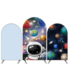 Aperturee Space Theme Starry Sky Universe Birthday Arch Backdrop Kit