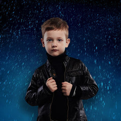 Aperturee - Spark Raindrops Blue Sky Photography Backdrop