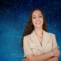 Aperturee - Spark Raindrops Blue Sky Photography Backdrop