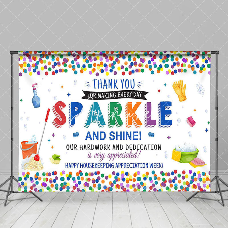 Aperturee - Sparke Shine Housekeeping Appreciation Week Backdrop