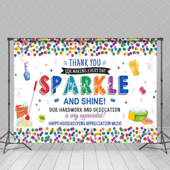 Aperturee - Sparke Shine Housekeeping Appreciation Week Backdrop