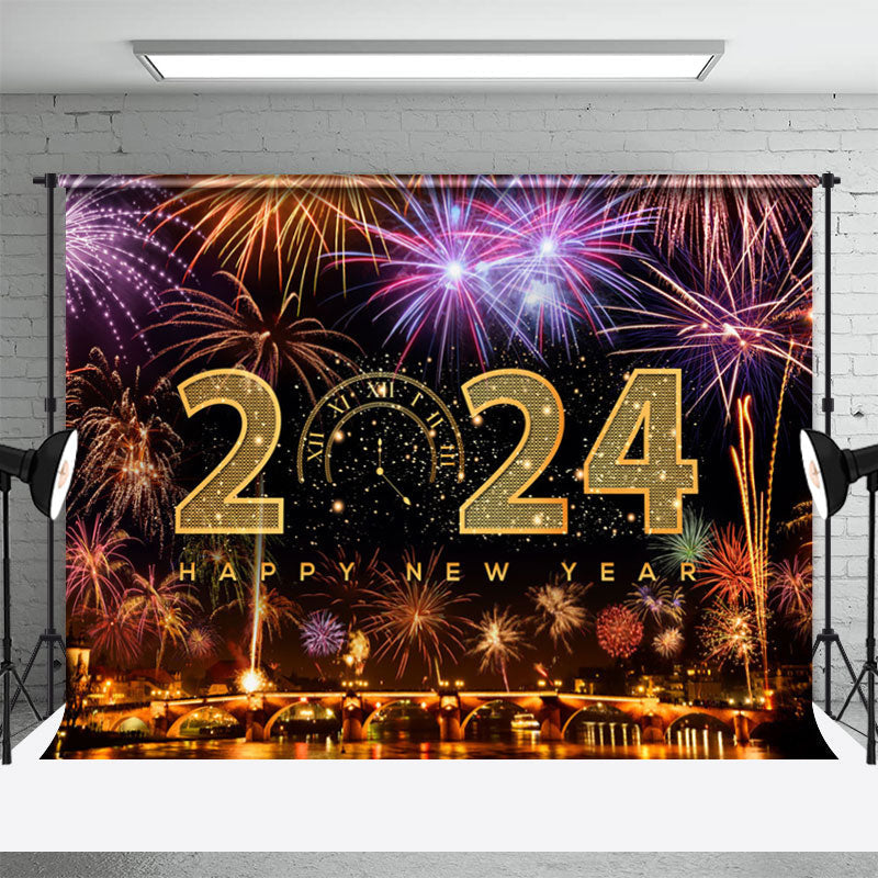 Aperturee - Sparks Celebration 2023 Happy New Year Backdrop