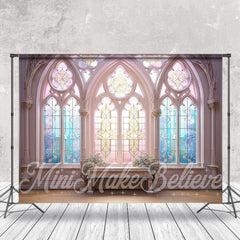 Aperturee - Spring Easter Colorful Window Photography Backdrop